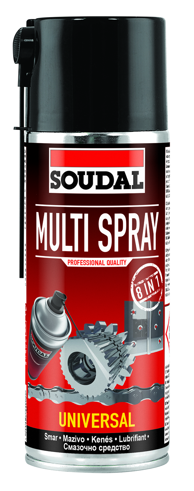 Многофункциональная смазка 400 мл. Multi Spray SOUDAL